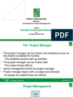 M1Topic2 The Role of The Project Manager NEW