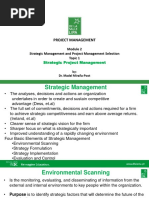 M2Topic1 Strategic Project Management NEW