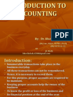 Introduction To Accounting