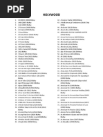RV Movie List | PDF | Mystery, Thriller & Crime Fiction
