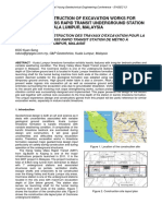 Design and Construction of Underground Station in Karstic Limestone