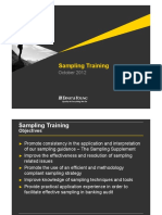 FSO Training 2012 - Audit Sampling