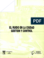 El Ruido en La Ciudad Gestión y Control