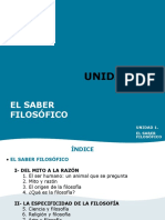 U1 - INTRODUCCIÓN A LA FILOSOFÍA 1º BACHILLERATO