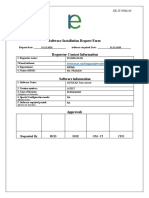 Software Installation Request Form: RE-IT-FRM-09