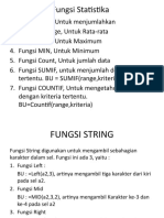 Fungsi Statistika dan Logika Excel