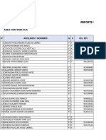 REPORTE CARE 2020 MATEMATICA 3° H, I, L, y N