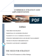 Electronic Commerce Strategy and Implementation
