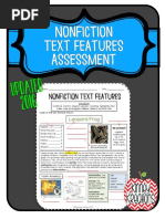 Nonfiction Text Features Overview | PDF | Chart | Infographics