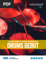 Scheme of Work - Rockschool Drums Debut