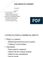 Commercial Aspects of a Contract