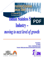 Indian Stainless Steel Industry - : Moving To Next Level of Growth
