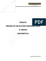 Ensayo PSU Matemática 4M 2019 72