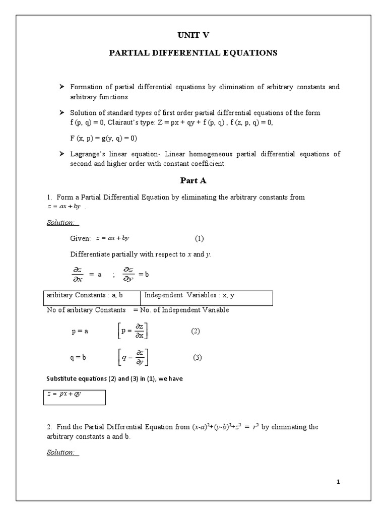 Economics Applications of PDEs | PDF | Equations | Differential Calculus