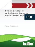 Nutrição de bovinos de corte