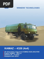 General Specs of KAMAZ-4326