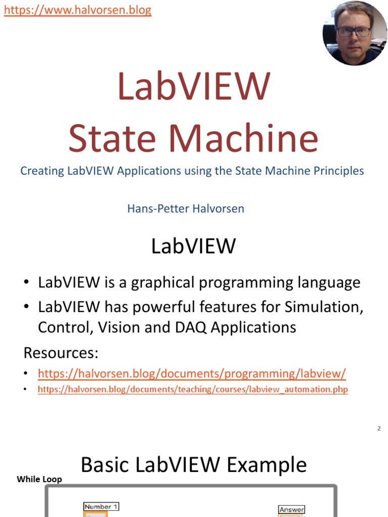 LabVIEW State Machine | PDF