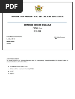 Combined Science Full Doc 2 (1-4)