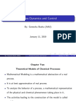 Process Dynamics and Control: By: Gemechu Bushu (AAU)