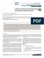 A Comparative Study On Discharge Printing Using