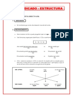 La Estructura Del Predicado para Quinto de Secundaria