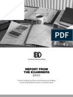 2007 Examiners Report