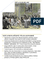 Viyana Kongresi Ve Sonrasında Avrupa Düzeni