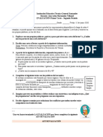 Examén 1 - Primer Corte Segundo Periodo - 12 de Junio