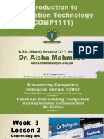 Introduction To Information Technology (COMP1111) : Dr. Aisha Mahmood
