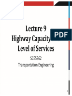 Lecture 9 Highway Capacity and Level of Services