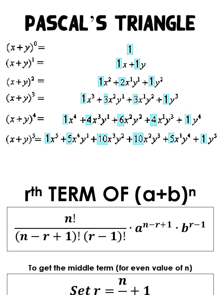 Pascal 'S Triangle | PDF