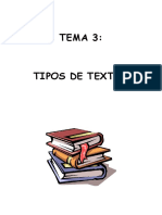 DD,. - Tema 3 - Tipos de Textotipos_textos