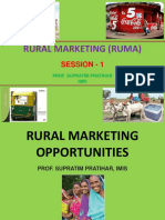 Session - 1 - RURAL MARKETING OPPORTUNITIES