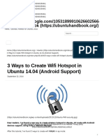 3 Ways To Create Wifi Hotspot in Ubuntu 14.04 (Android Support) - UbuntuHandbook
