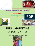 Session - 3 - RURAL MARKETING OPPORTUNITIES
