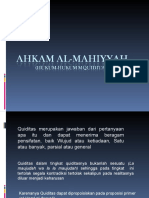 Al Ahkam Al Mahiyyah