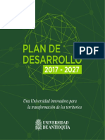 Plan Desarollo UdeA 2017 - 2027