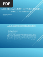 A Presentation On Environmental Impact Assessment