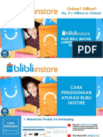 Blibli Instore - 3. Cara Menggunakan Aplikasi Blibli Instore