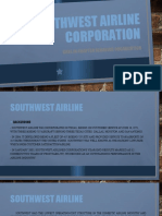 Southwest Airline Corporation: Case in Chapter Behavior or Ganization