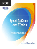 Spirent TestCenter Layer 2 Testing V3a