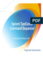 Spirent TestCenter Command Sequencer V3