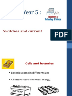 Science Yr 5: Cells, Batteries, Current & Symbols