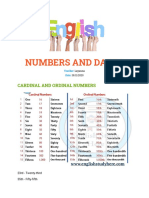 01. NUMBERS AND DATES (1)