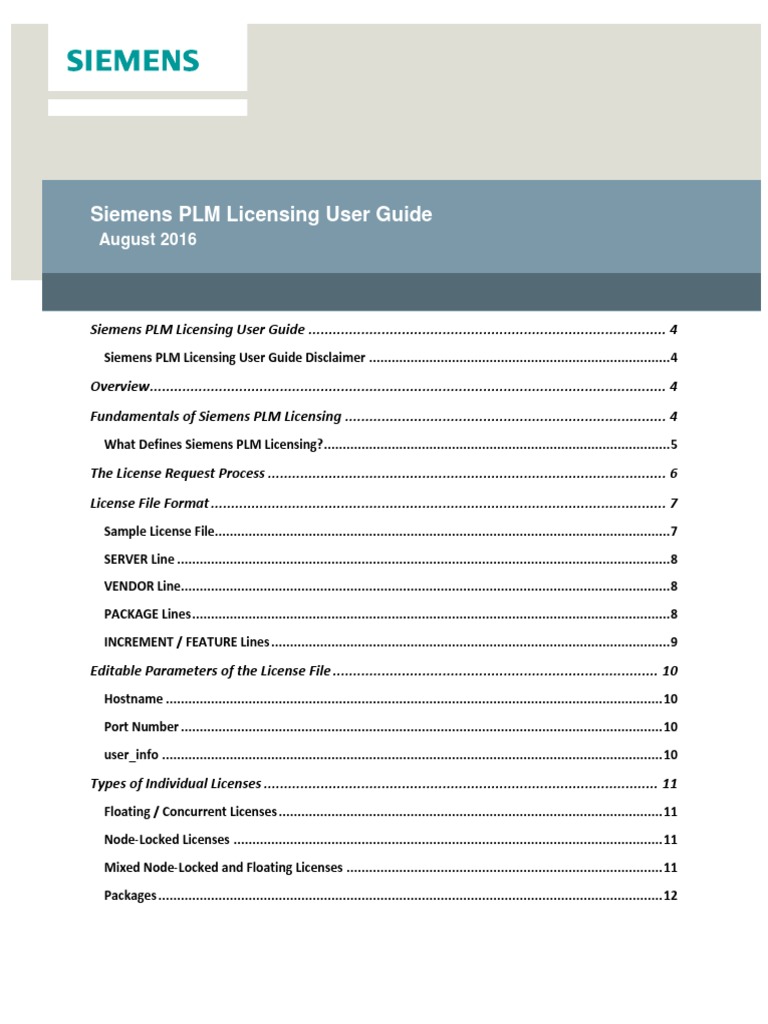 SPLMLicensing User Guide | PDF | Server (Computing) | Port (Computer ...