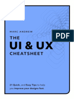 The UI & UX Cheatsheet