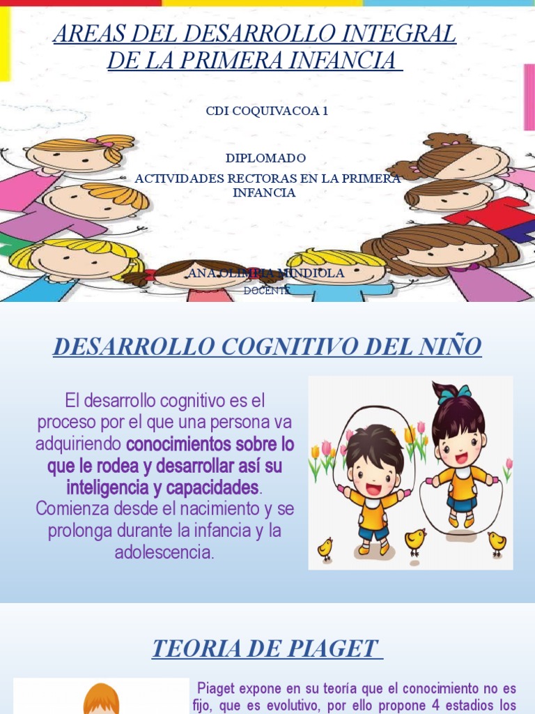 Areas Del Desarrollo Integral de La Primera Infancia | PDF | Desarrollo ...