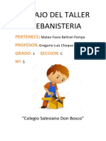 Trabajo Del Taller de Ebanisteria