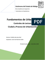 Proceso de Urbanismo, Ciudad y Zona Metropolitana 