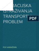 Skripta Transportni Problem Operacijska Istraživanja FOI VŽ